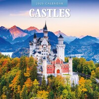 Castles - 2025 Square Wall Calendar 16 month by Red Robin