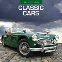 Classic Cars - 2025 Square Wall Calendar 16 month by Red Robin