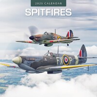 Spitfires - 2025 Square Wall Calendar 16 month by Red Robin