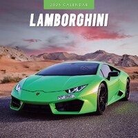 Lamborghini - 2025 Square Wall Calendar 16 month by Red Robin