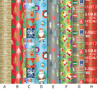 Christmas Gift Wrap Rolls Wrapping Paper 15m x 70cm Festive Xmas