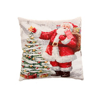 Christmas Cushion Cover w Insert - Santa C