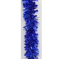 5x Luxury Christmas Tinsel Garland - Blue Mixed (2M)