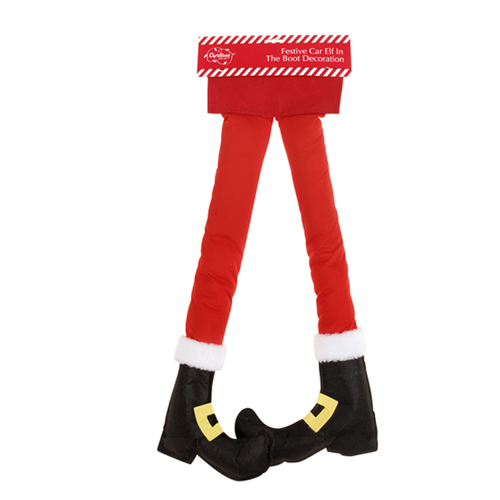 Christmas Santa Claus Elf Legs for Car Boot Hanging Decoration Vehicle 62cm [Design: Santa Claus]