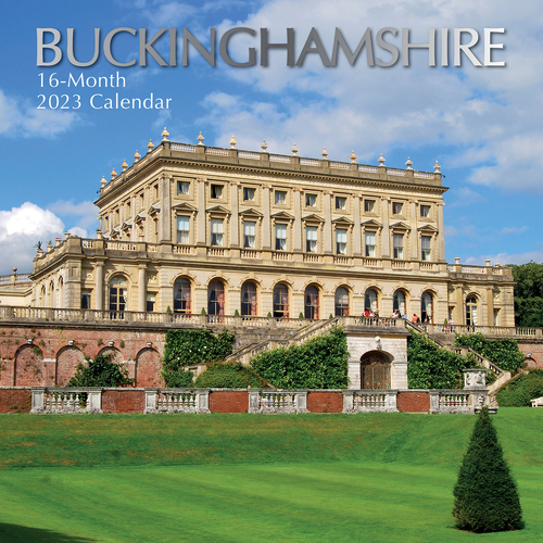 Buckinghamshire - 2023 Square Wall Calendar 16 month by Gifted Stationery