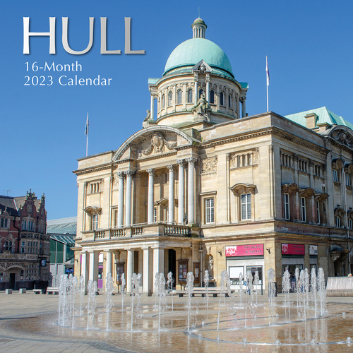 Hull - 2023 Square Wall Calendar 16 month by Gifted Stationery