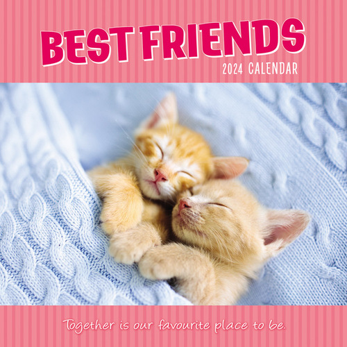 Best Friends - 2024 Square Wall Calendar 16 month by Gifted Stationery (0)