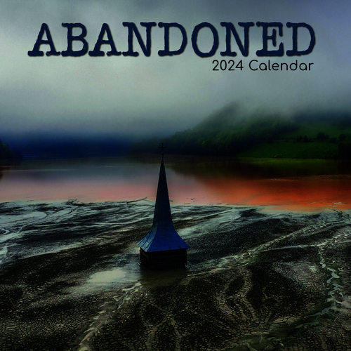 Abandoned - 2024 Square Wall Calendar 16 month by Gifted Stationery (0)