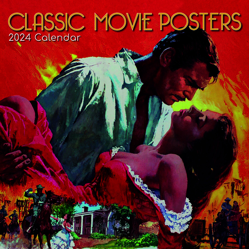 Classic Movie Posters - 2024 Square Calendar 16 month by Gifted Stationery (0)