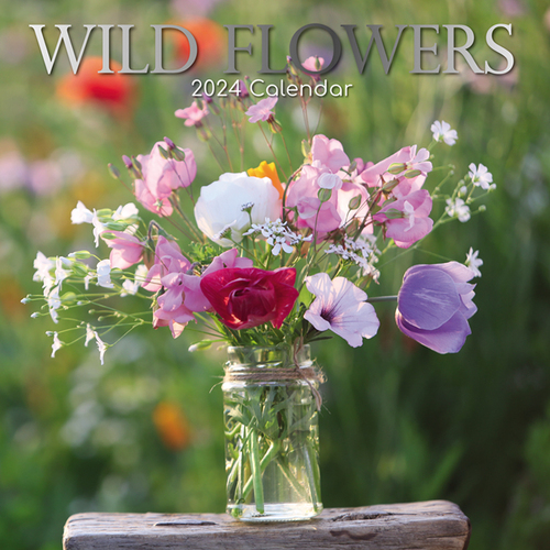 Wild Flowers - 2024 Square Wall Calendar 16 month by Gifted Stationery (13)
