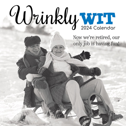 Wrinkly Wit - 2024 Square Wall Calendar 16 month by Gifted Stationery (0)