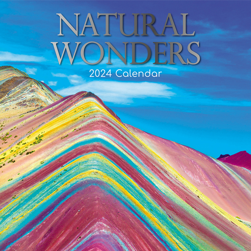 Natural Wonders - 2024 Square Wall Calendar 16 month by Gifted Stationery (11)