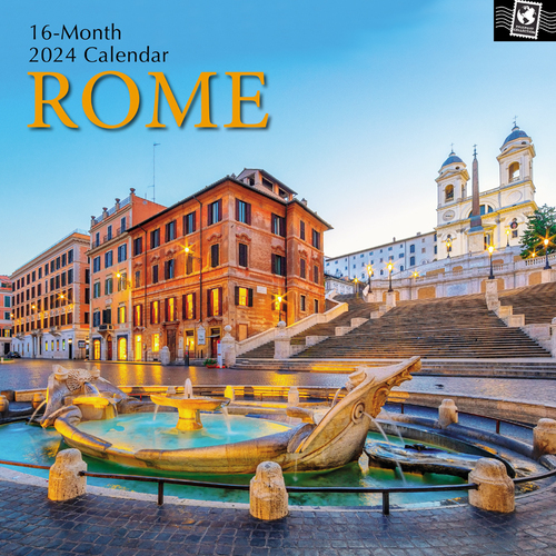 Rome - 2024 Square Wall Calendar 16 month by Gifted Stationery (0)
