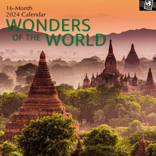 Wonders of the World- 2024 Square Wall Calendar 16 month by Gifted Stationery(1)