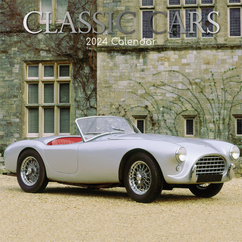 Classic Cars - 2024 Square Wall Calendar 16 month by Gifted Stationery (25)