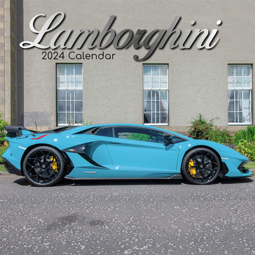 Lamborghini - 2024 Square Wall Calendar 16 month by Gifted Stationery (10)