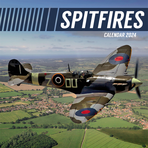Spitfires - 2024 Square Wall Calendar 16 month by Gifted Stationery (14)