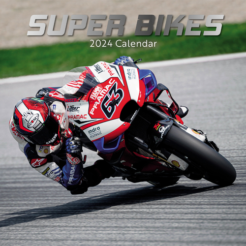 Super Bikes - 2024 Square Wall Calendar 16 month by Gifted Stationery (24)