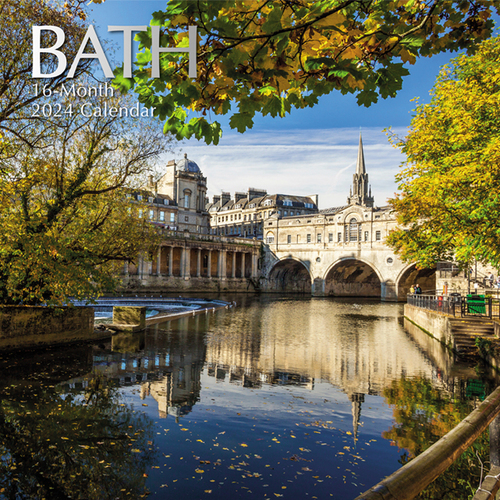Bath - 2024 Square Wall Calendar 16 month by Gifted Stationery (0)