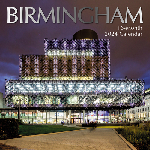 Birmingham - 2024 Square Wall Calendar 16 month by Gifted Stationery (0)