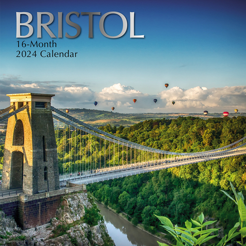 Bristol - 2024 Square Wall Calendar 16 month by Gifted Stationery (0)