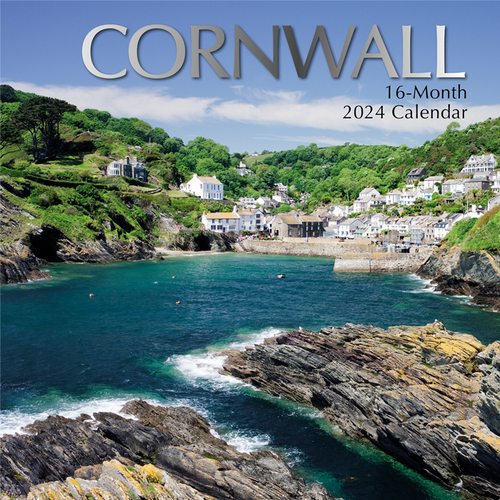 Cornwall - 2024 Square Wall Calendar 16 month by Gifted Stationery (9)