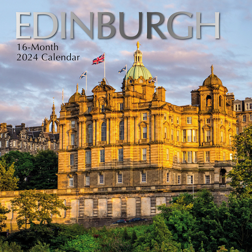 Edinburgh - 2024 Square Wall Calendar 16 month by Gifted Stationery (9)