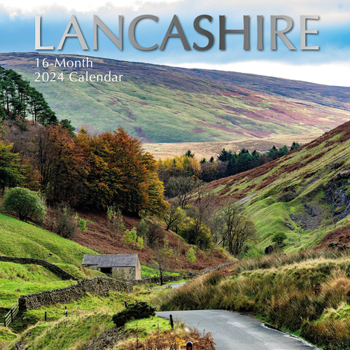 Lancashire - 2024 Square Wall Calendar 16 month by Gifted Stationery (0)