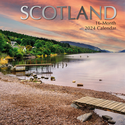 Scotland - 2024 Square Wall Calendar 16 month by Gifted Stationery (0)