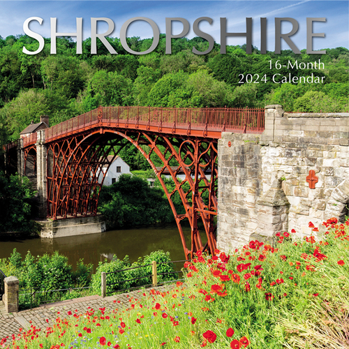 Shropshire - 2024 Square Wall Calendar 16 month by Gifted Stationery (0)