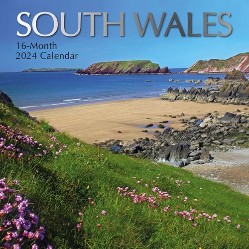 South Wales - 2024 Square Wall Calendar 16 month by Gifted Stationery (0)