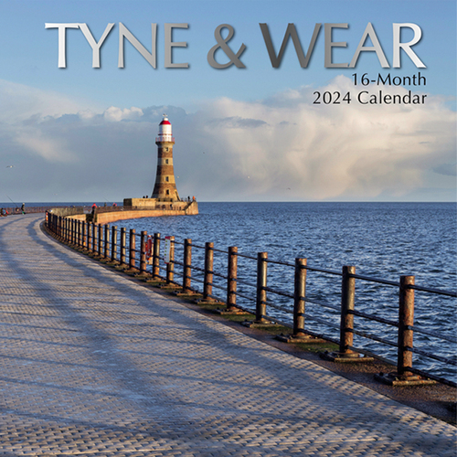 Tyne & Wear - 2024 Square Wall Calendar 16 month by Gifted Stationery (0)
