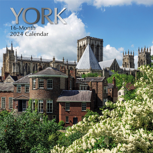 York - 2024 Square Wall Calendar 16 month by Gifted Stationery (0)