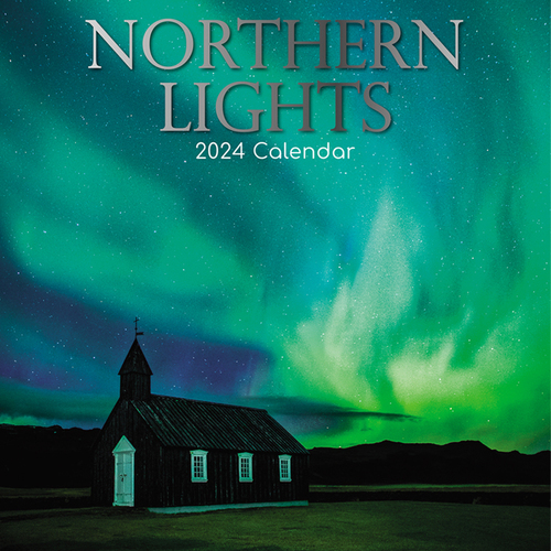 Northern Lights - 2024 Square Wall Calendar 16 month by Gifted Stationery (23)