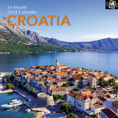 Croatia - 2024 Square Wall Calendar 16 month by Gifted Stationery (8)