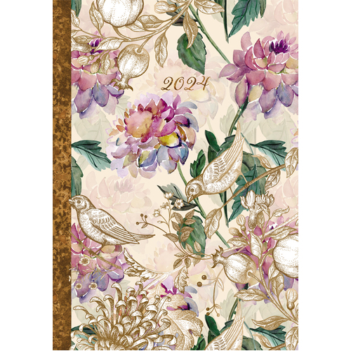 Blooming Gorgeous - 2024 Diary Planner A5 Padded Cover by The Gifted Stationery