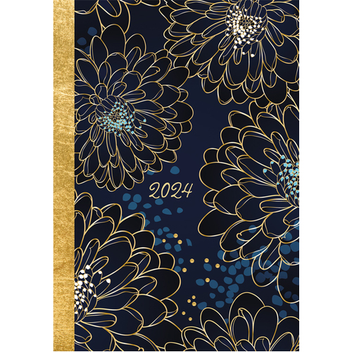 Dahlia - 2024 Diary Planner A5 Padded Cover by The Gifted Stationery