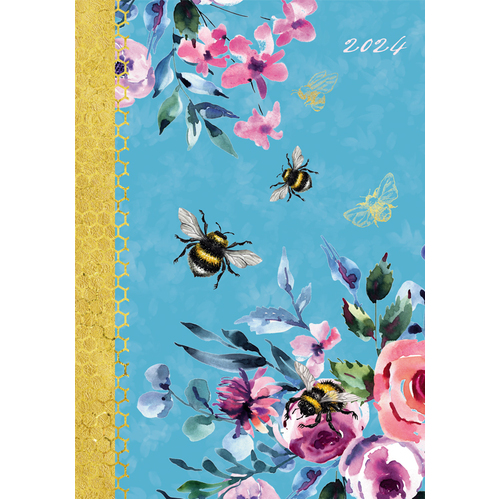 Queen Bee - 2024 Diary Planner A5 Padded Cover by The Gifted Stationery