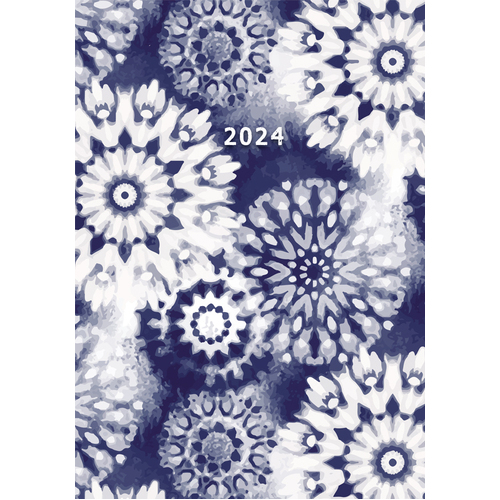 Tie-dye - 2024 Diary Planner A5 Padded Cover by The Gifted Stationery
