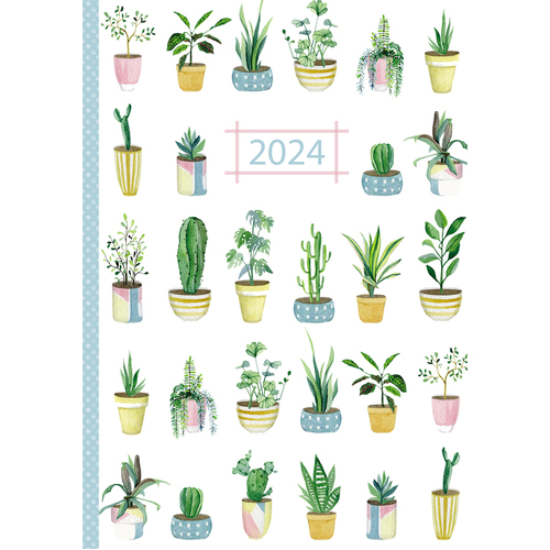 Urban Garden - 2024 Diary Planner A5 Padded Cover by The Gifted Stationery