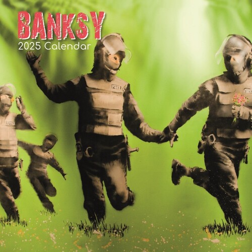 Banksy - 2025 Square Wall Calendar 16 month by Gifted Stationery