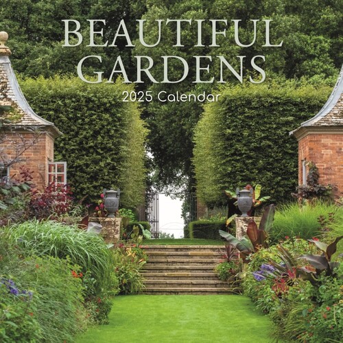 Beautiful Gardens - 2025 Square Wall Calendar 16 month by Gifted Stationery