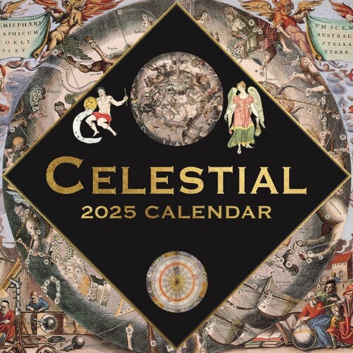 Celestial - 2025 Square Wall Calendar 16 month by Gifted Stationery