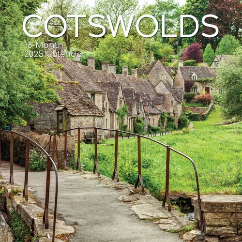 Cotswolds - 2025 Square Wall Calendar 16 month by Gifted Stationery