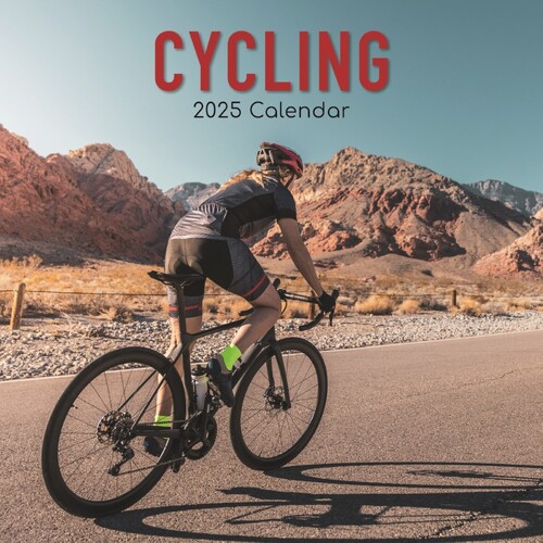 Cycling - 2025 Square Wall Calendar 16 month by Gifted Stationery