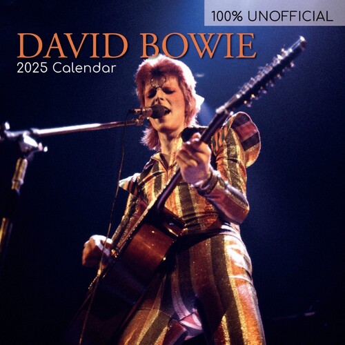 David Bowie - 2025 Square Wall Calendar 16 month by Gifted Stationery