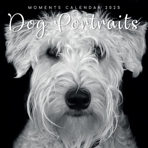 Dog Portraits - 2025 Square Wall Calendar 16 month by Gifted Stationery