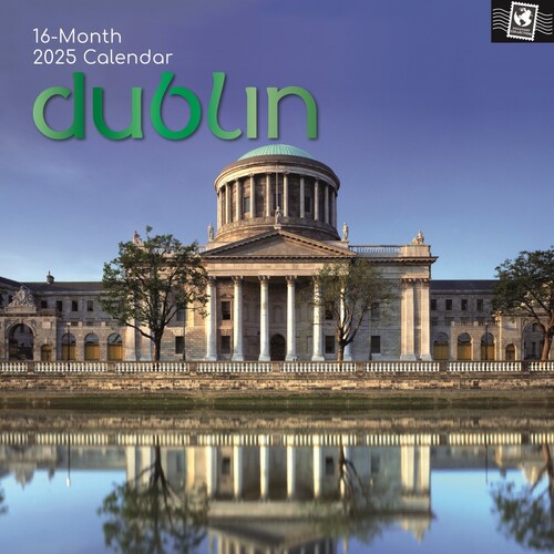 Dublin - 2025 Square Wall Calendar 16 month by Gifted Stationery