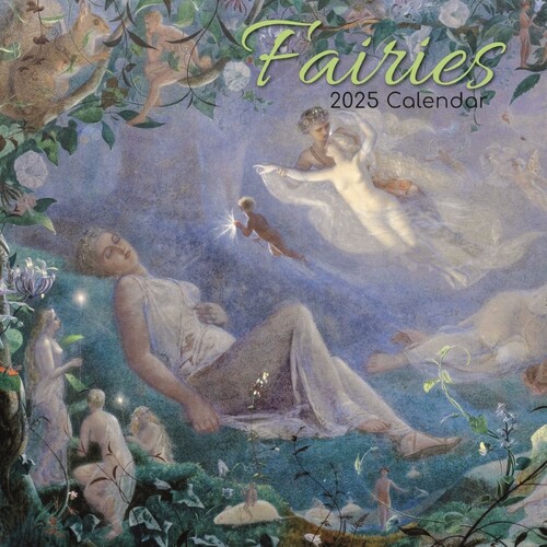 Fairies - 2025 Square Wall Calendar 16 month by Gifted Stationery