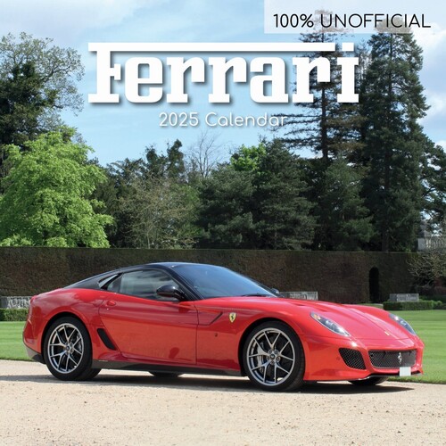 Ferrari - 2025 Square Wall Calendar 16 month by Gifted Stationery